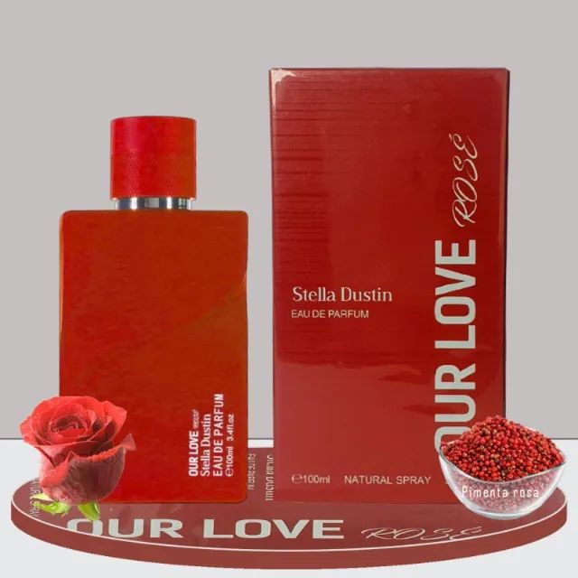 Stella Dustin Our Love Rosé Feminino Edp 100ml - Foto 3