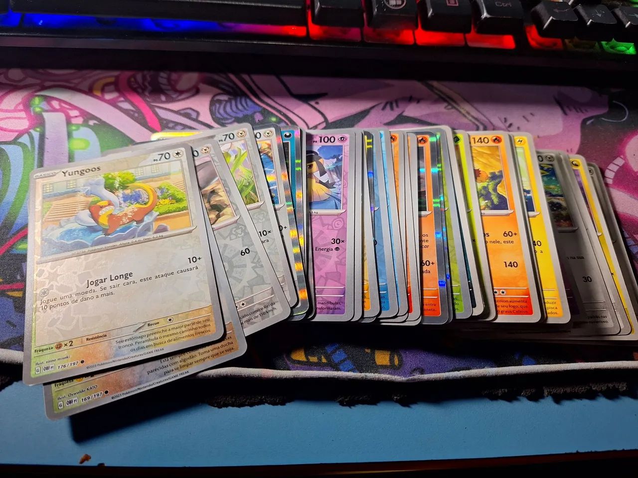 Cartas Originais Pokémon TCG - Obsidianas em Chama