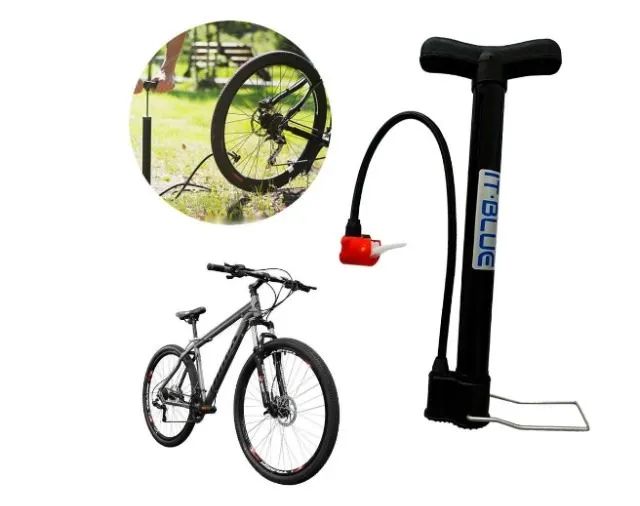 Bomba De Ar Encher Pneu Bike Bicicleta Moto Bola - 1037 - Foto 3