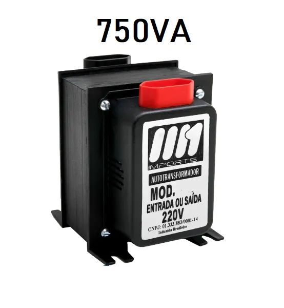  AUTO TRANSFORMADOR 750 VA 110 / 220V TRIPOLAR M1 GILSOM