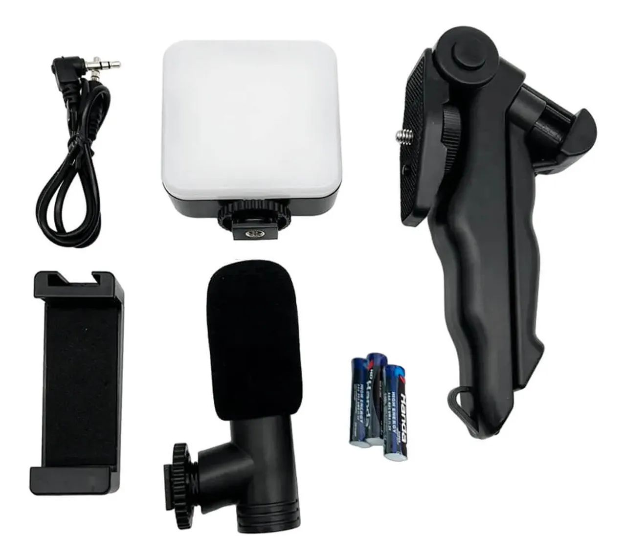 Kit De Gravação 4 Em 1Tomate Mtg 2222 Com Microfone E Led - Foto 2