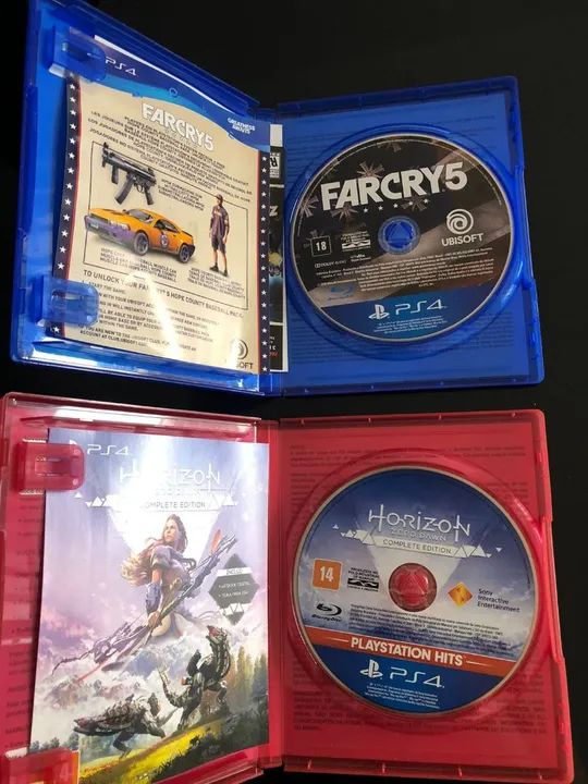 FarCry 5 e Horizon zero Dawn - PS4 ( SEMINOVO )  - Foto 2
