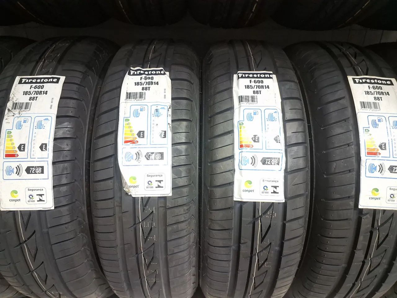 【中古】テクノ　Firestone Nr.410 Promoção Pneu 185/70R14 88T Firestone Nacional Novo( ACEITO
