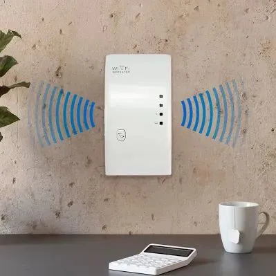 Repetidor De Sinal Wi-fi Amplificador Roteador Expansor De Rede