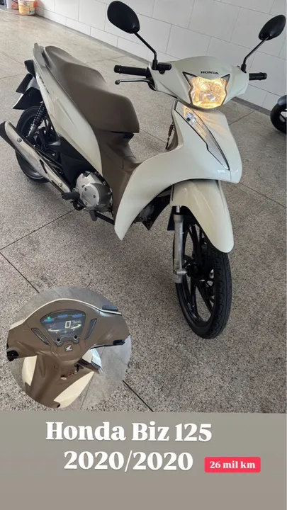 Honda Biz 125 - Branca - 2023