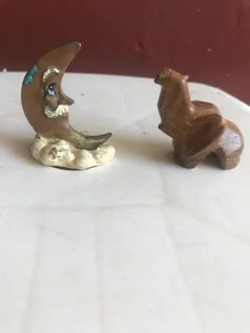 2 mini enfeites de lua e elefantinho - Foto 5