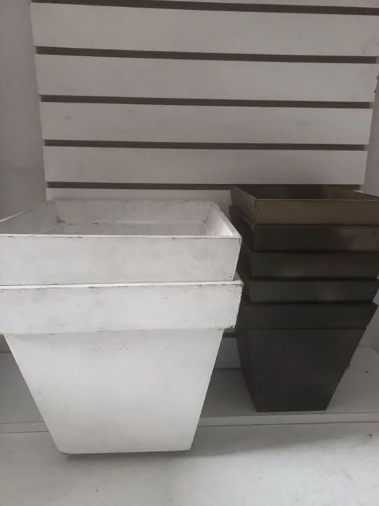 7 peças vasos madeira  - Foto 3