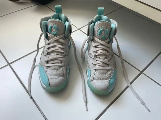 Tênis Nike Jordan Jumpman Two Trey Branco e Azul - Foto 2