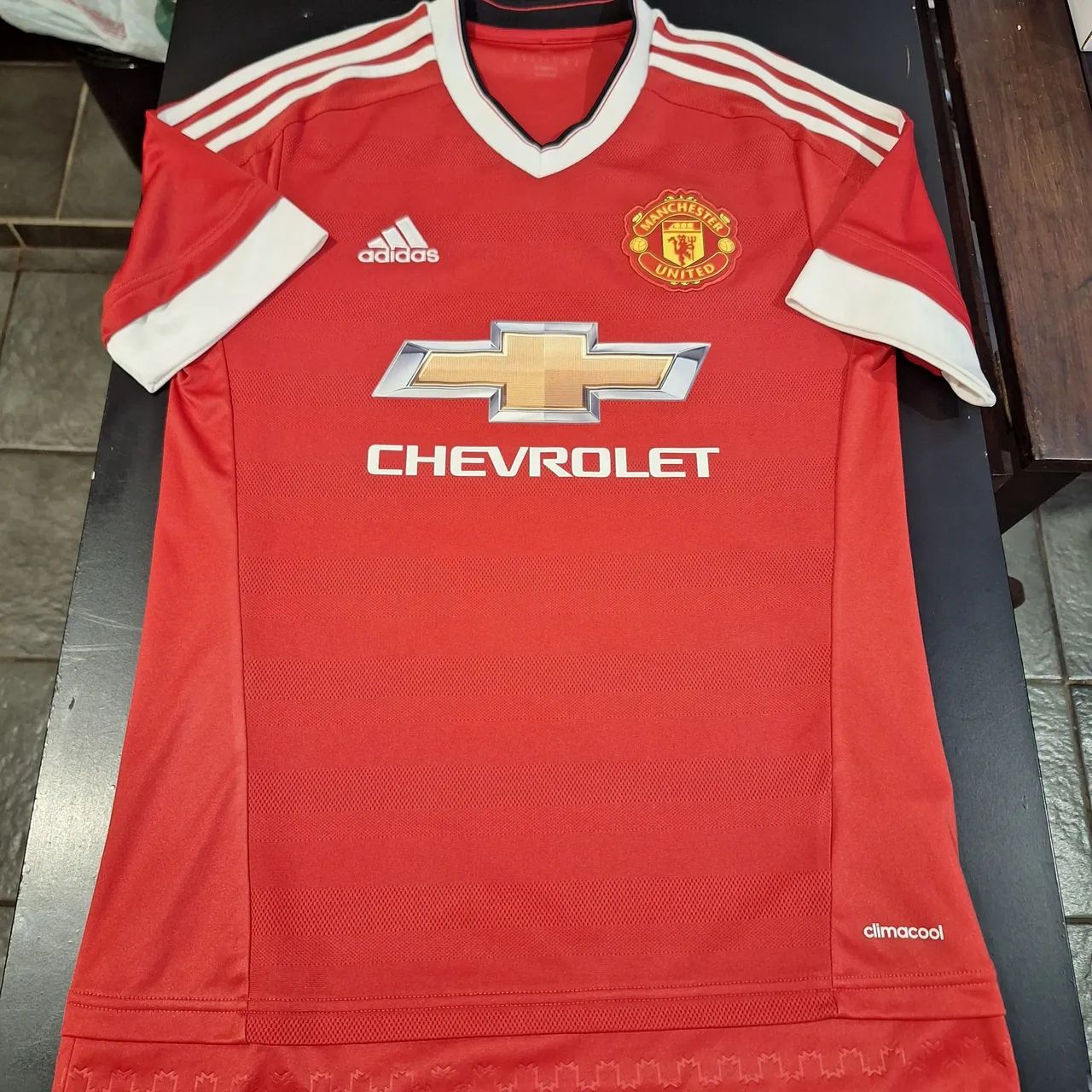 Camisa Manchester United Adidas 2015 - Foto 5