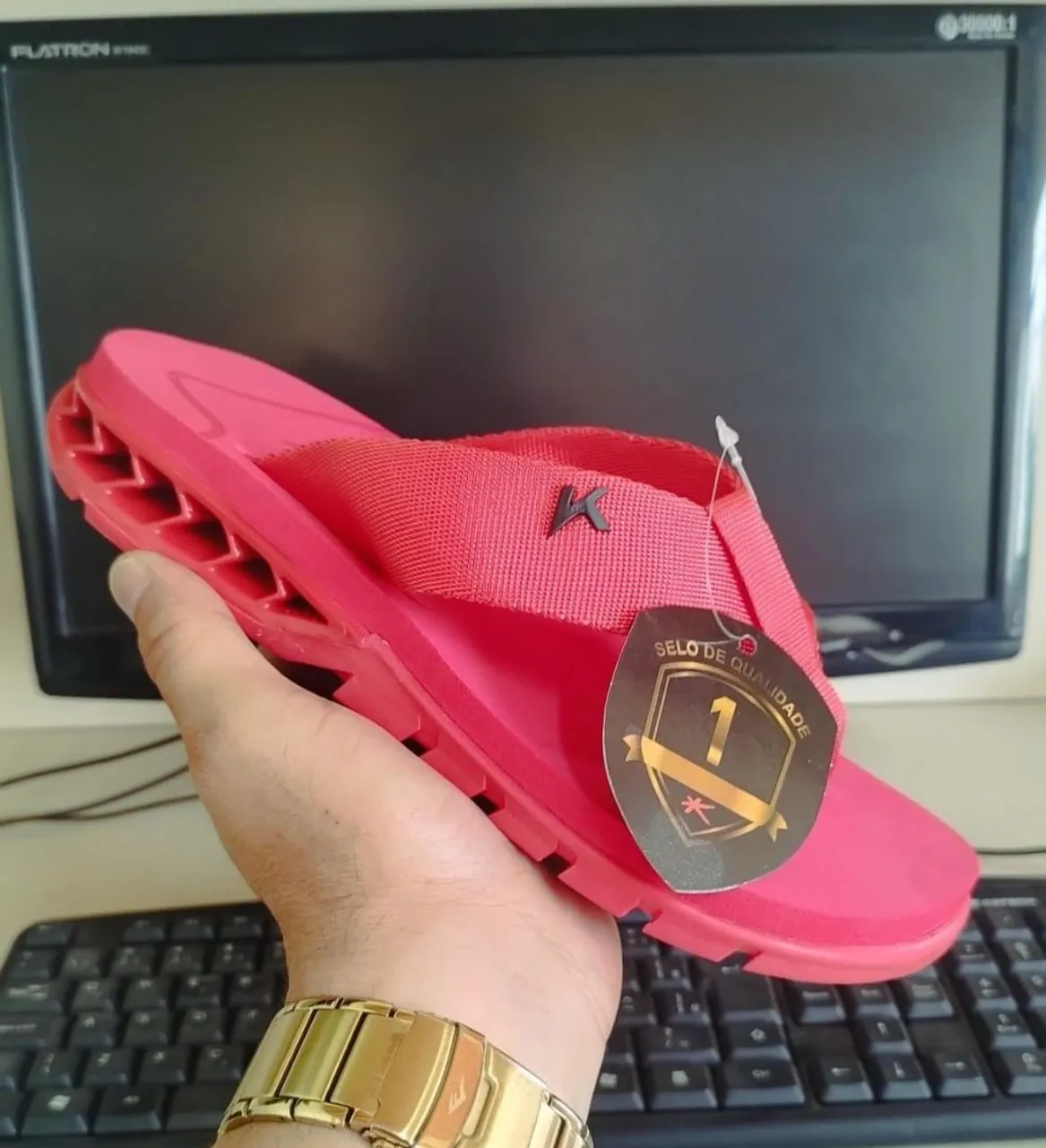 Chinelo Masculino Vermelho K