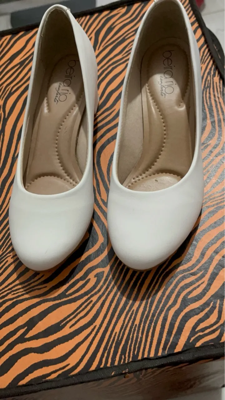Sapato branco Beira Rio