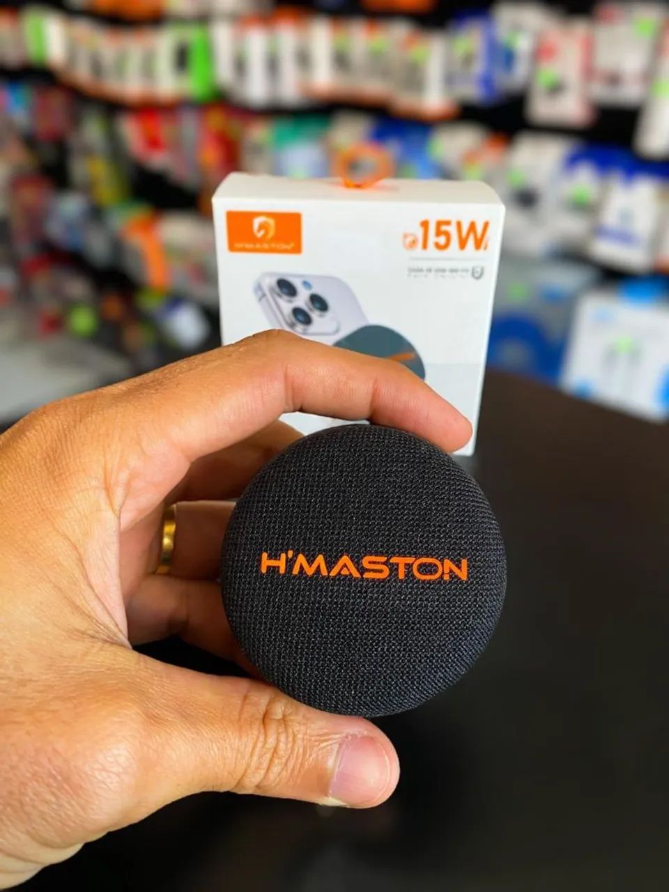 CAIXA DE SOM MINI HMASTON AM55 15W - Foto 3