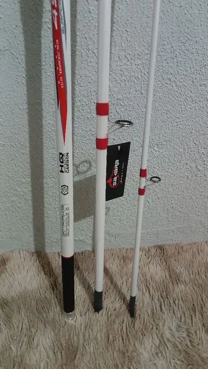 Vara de pesca 4,50m nova  - Foto 3