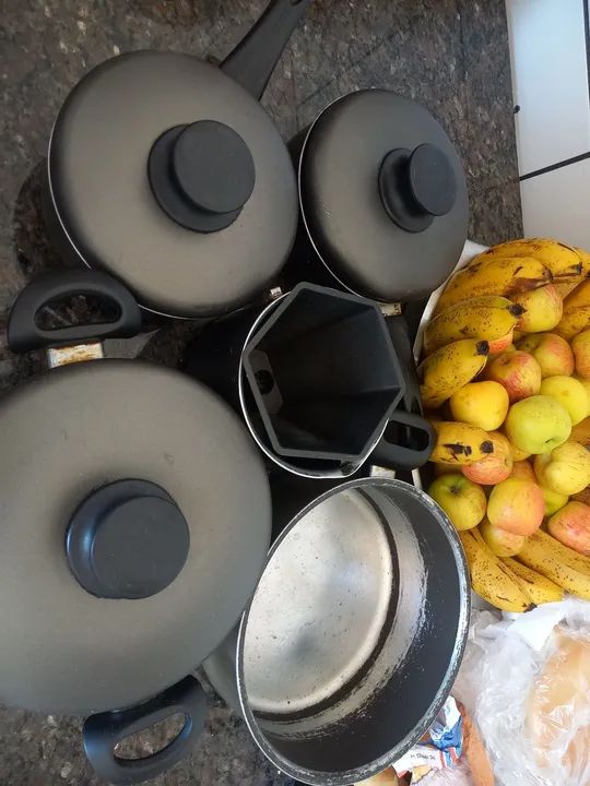 Conjunto de Panelas em Alumínio