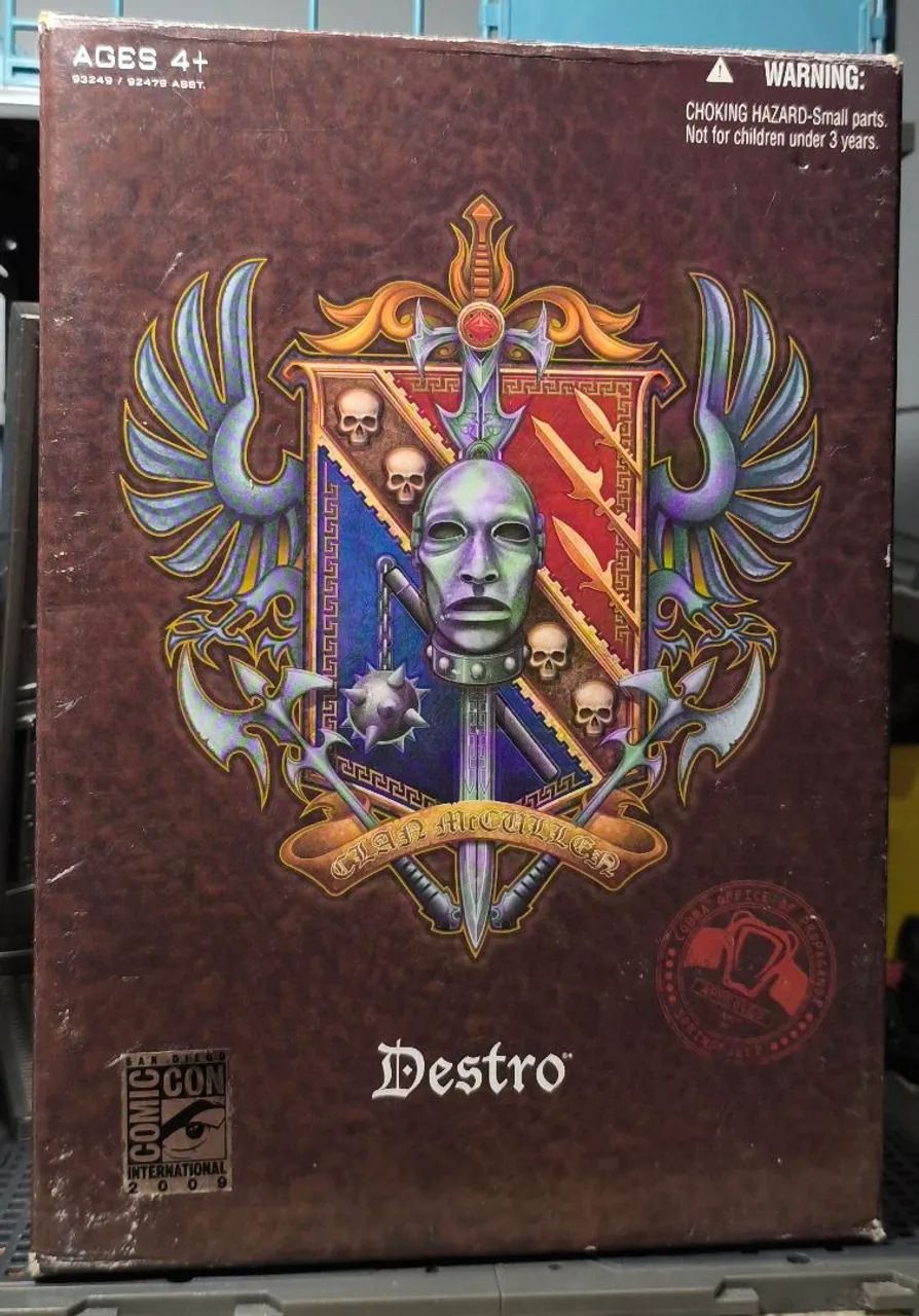 Box Destro/ Comic Con 2009/JAMES MCCULLEN XXIV (v1)e JAMES MCCULLEN IX (v1)<br> 
