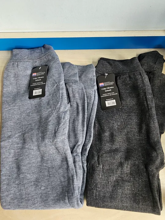Calça Termica infantil moletom peluciada