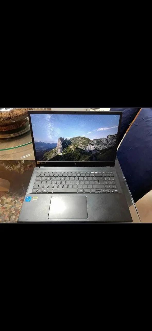 Vendo ou troco notebook gamer acer nitro v15 rtx 2050, 24GB de ram e 512 de ssd. of