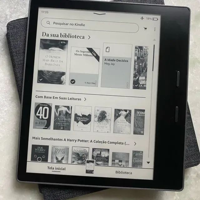 Kindle Oasis 9ª Geração - 8GB | Semi-novo com Capa Original