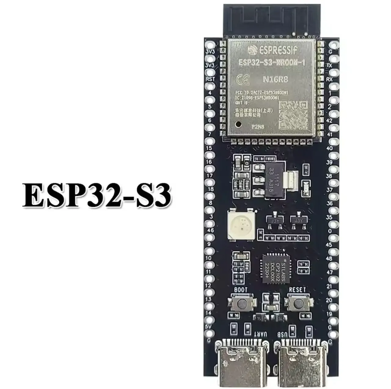 ESP32-S3 placa de desenvolvimento com bt 2.4g módulo wifi.