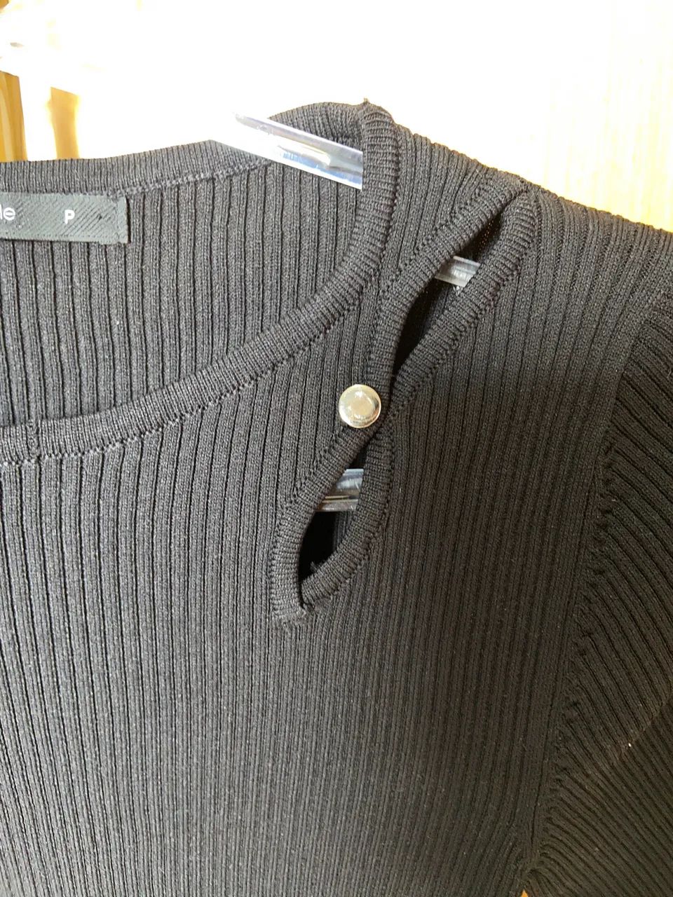 Blusa Chique Cortelle Preta - Foto 4