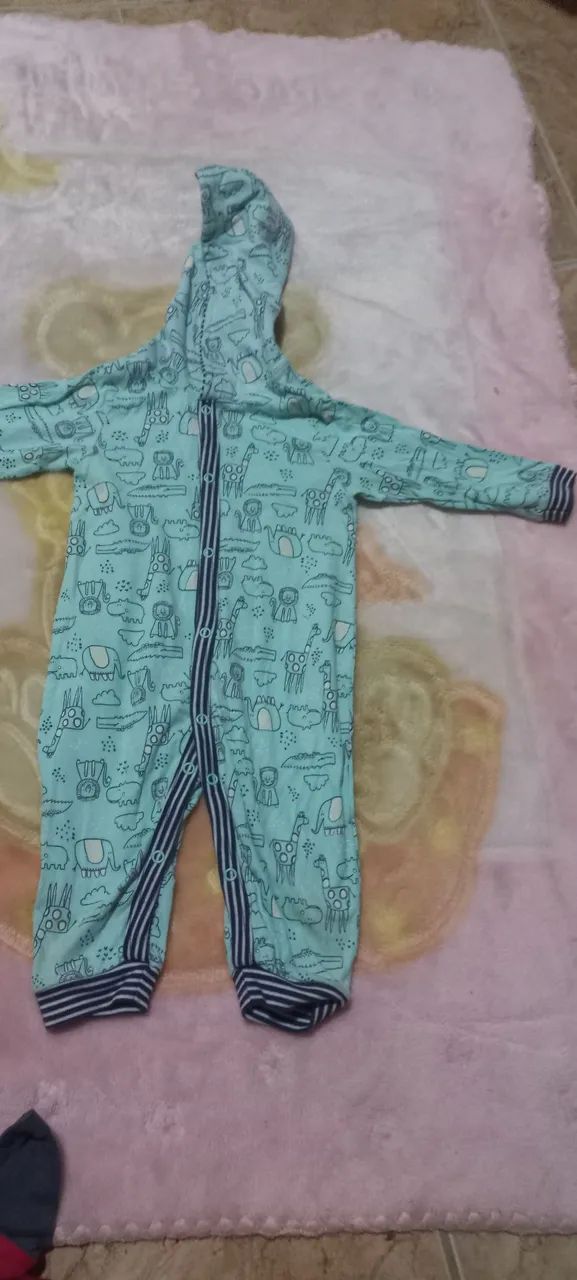 Macacão de Bebê com Estampa de Ursos - Foto 5