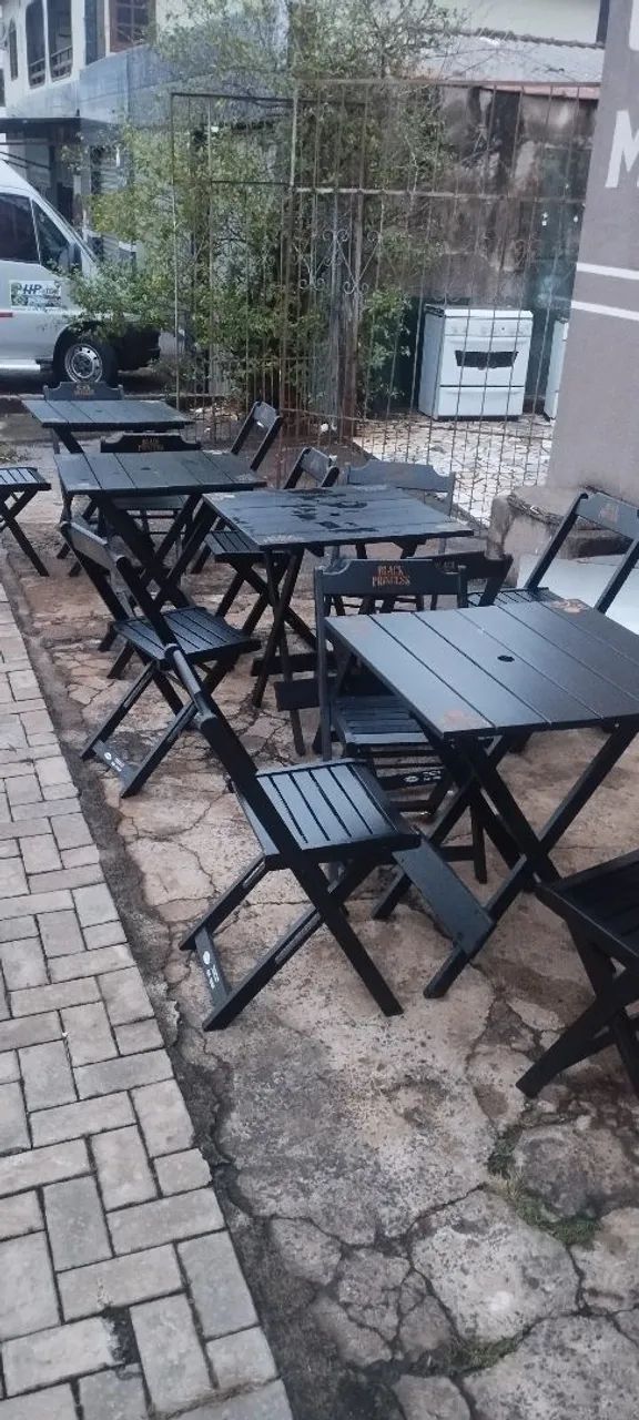 Folding tables for bar or restaurant 480 each set64385925378433120