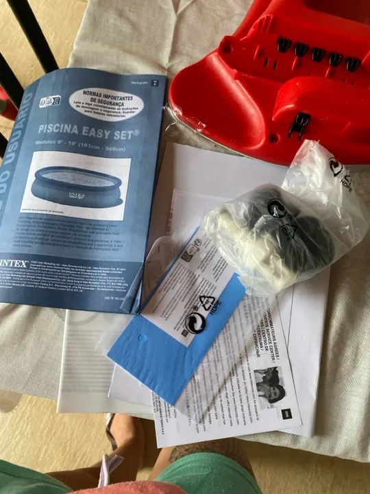 Piscina Inflável Intex Easy Set 3,7m - Foto 3