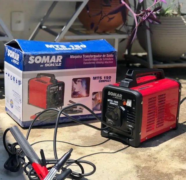 Máquina Soldar Eletrodo Transformadora Mts 150a Somar Linha Hobby - Foto 4