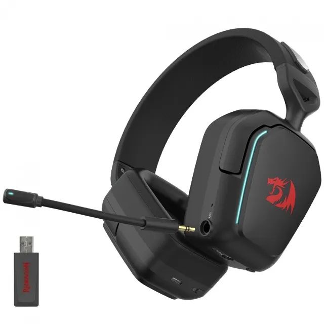 Headset Gamer Redragon Mira, 3-Mode, Wireless, Bluetooth, USB - WZetta