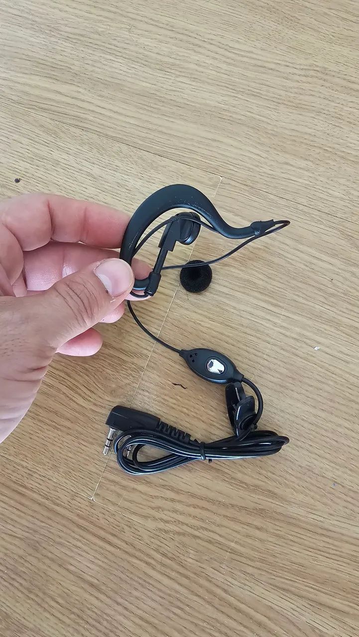 Kit mini microfone PTT Mike + fone de ouvido para Baofeng - Foto 5