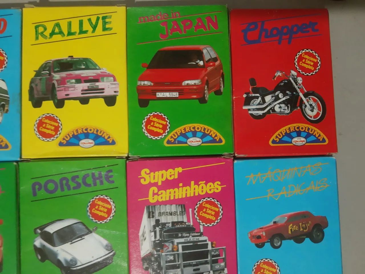 Cartas de Coleção Supercoluna - Carros - Foto 3