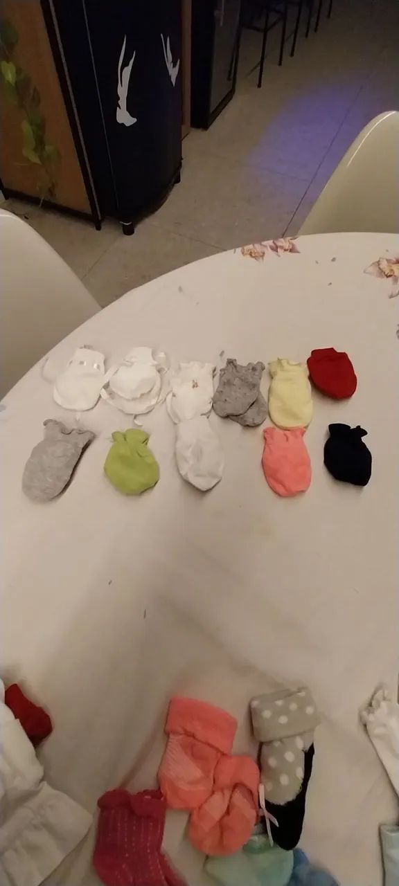 Luvinhas e meias de bebê