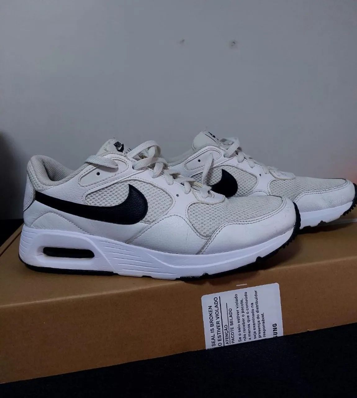 Tênis Nike Air Max SC White Black - Original