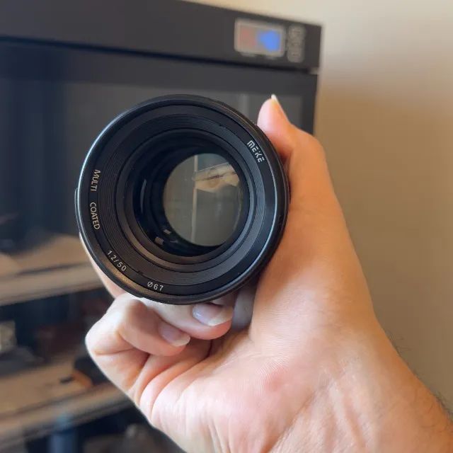 Lente MEIKE para Canon RF 50mm f1.2 (pouquíssimo uso)