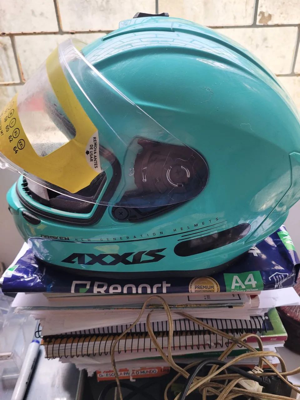 Capacete Axxis Novo Geração - Verde n° 64 - Foto 3