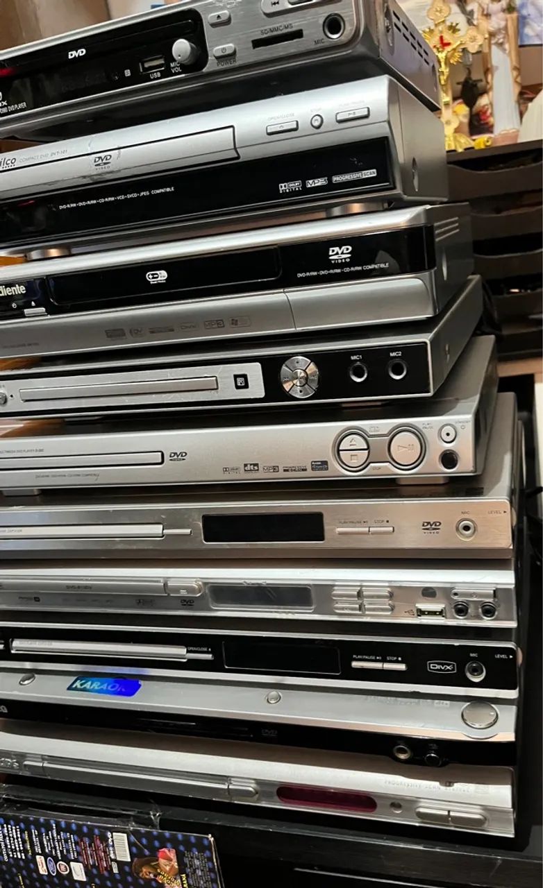 Varios aparelho de dvd player aparti de 40,00 philips lg gradiente - Foto 4