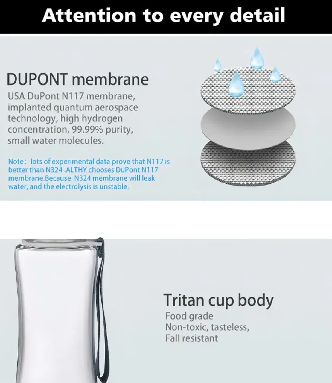 Garrafa De Hidrogênio Molecular 5000ppb - Althy - H2 Classic Cor Braco 110/220 - Foto 2