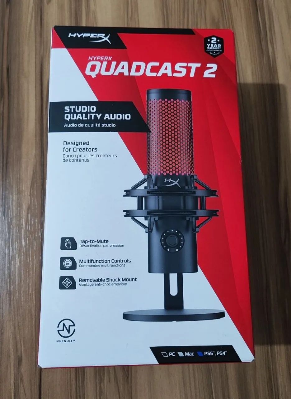 HyperX Microfone QuadCast 2 872V1AA