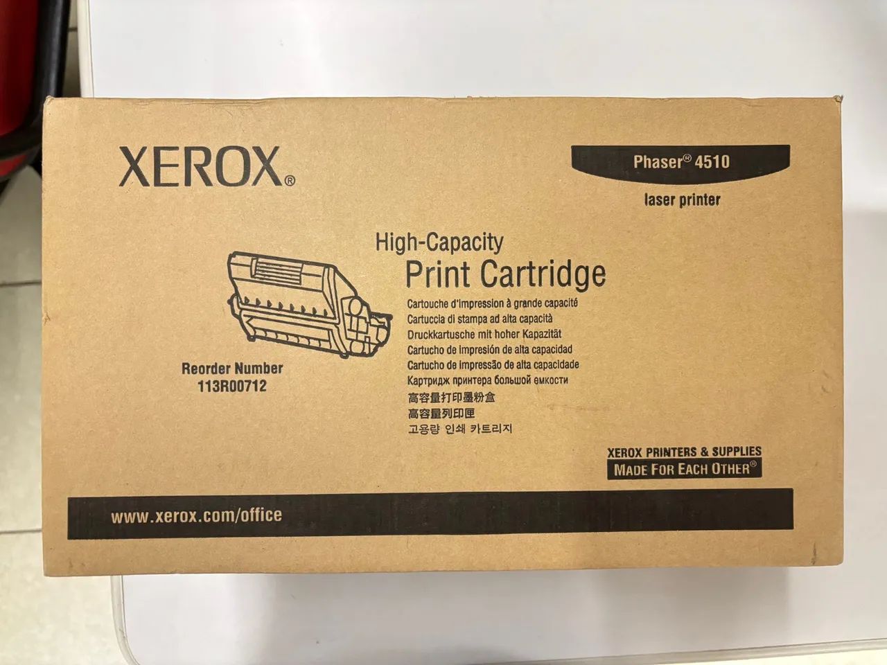 Toner Xerox 113R00712 - Phaser 4510