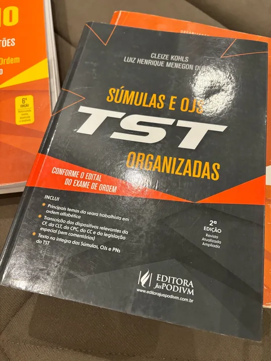Kit apostila CLT e súmulas direito do trabalho 