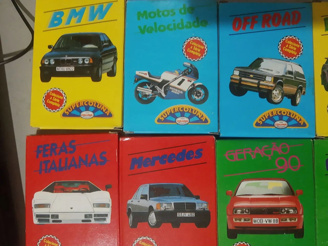 Cartas de Coleção Supercoluna - Carros - Foto 2