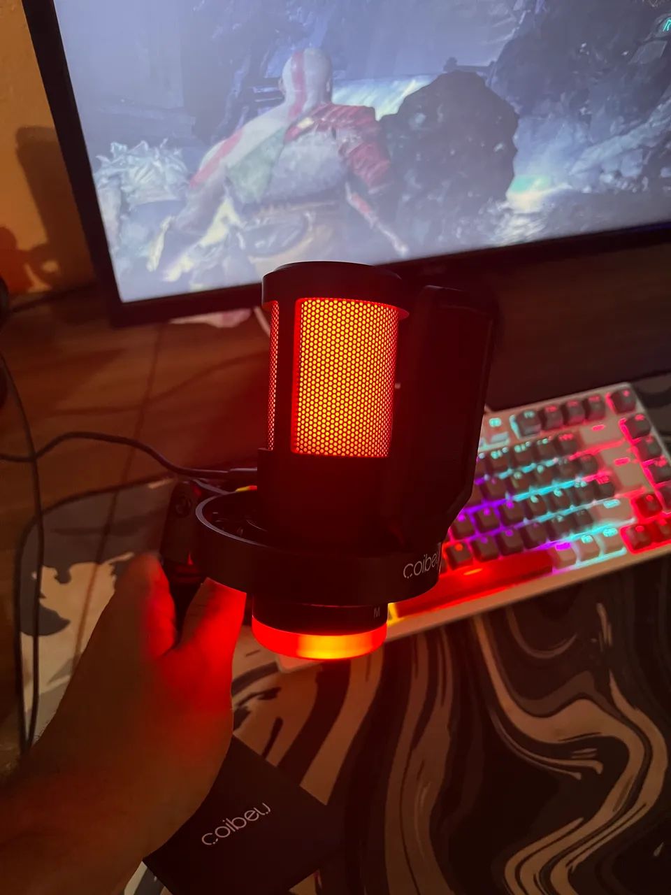 Microfone gamer plug and play 