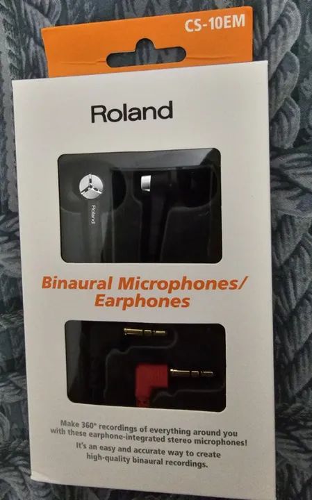 Roland Cs-10em Microfone Binaural (grava Som 3d) (Usado)