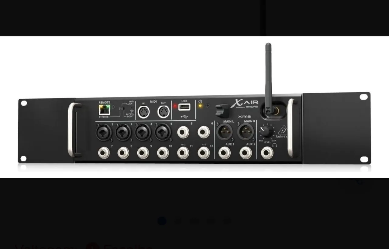 Mesa de Som Digital Behringer X Air XR12