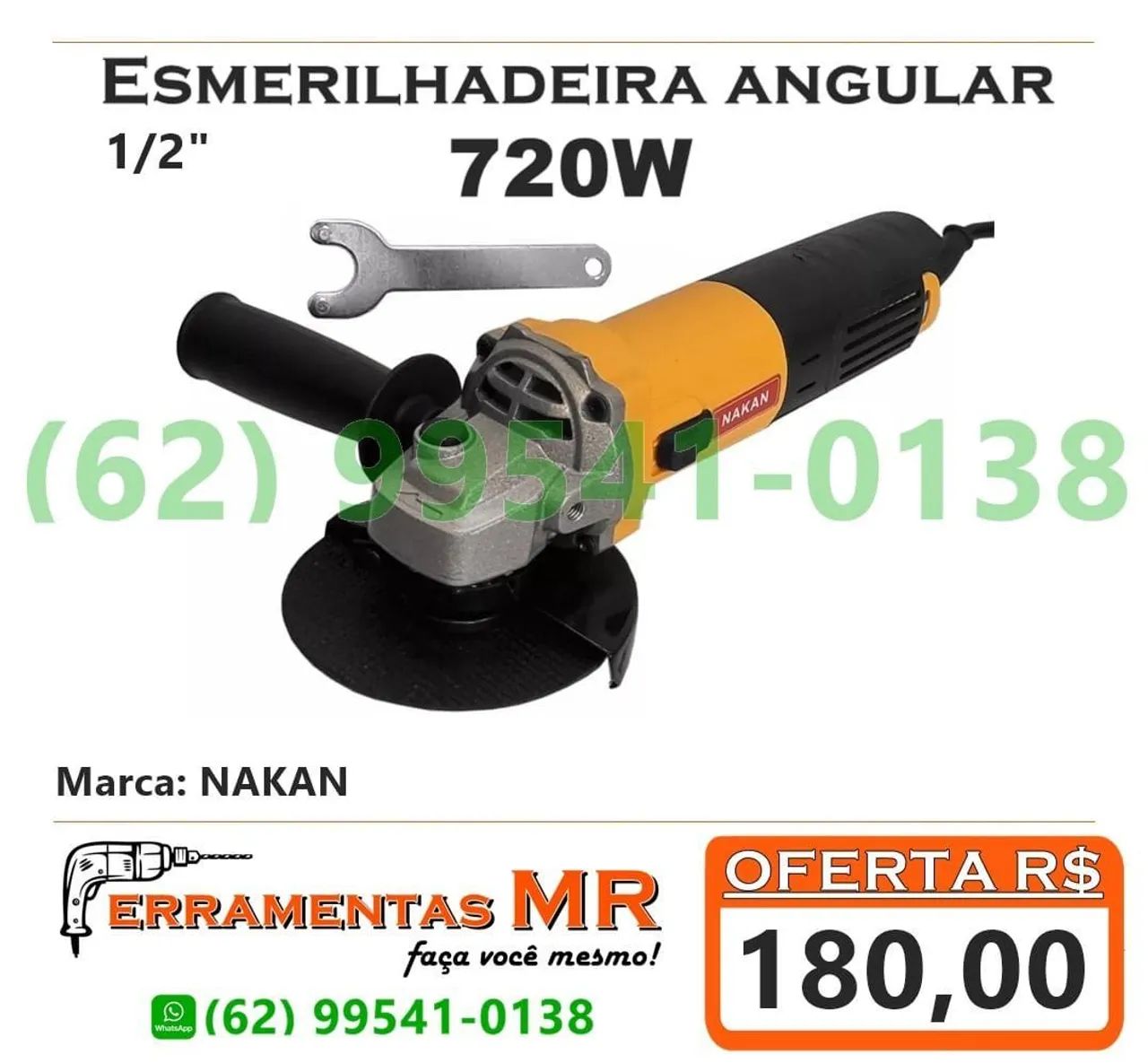 Esmerilhadeira Angular 4.1/2" 600W - LITH439340718453565441