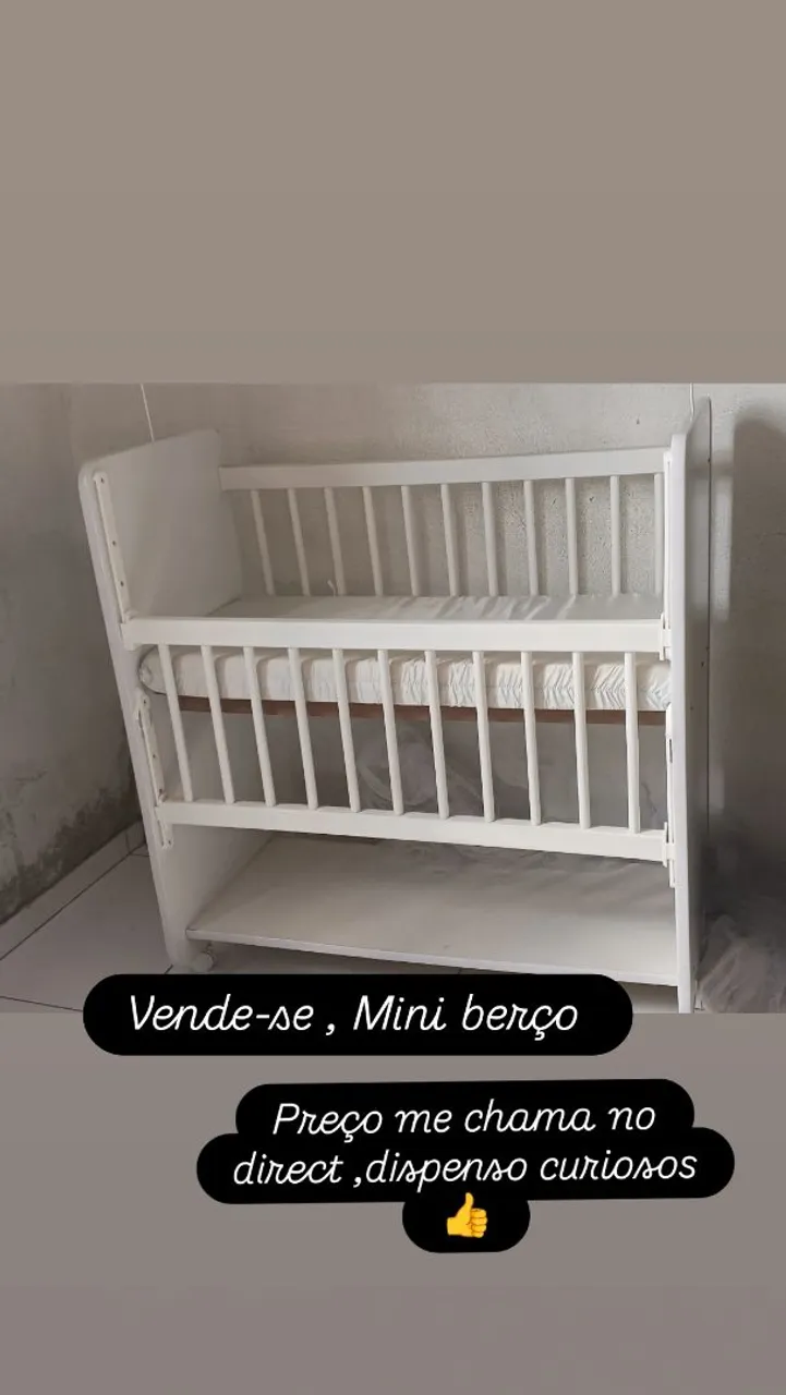 Mini berço branco