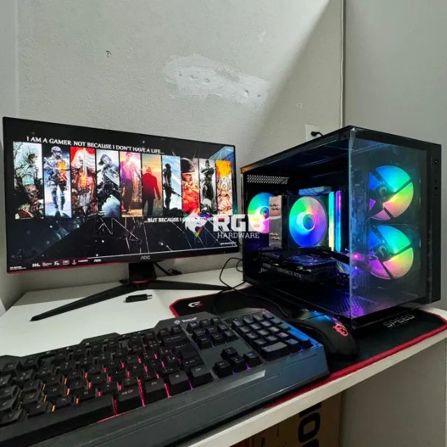 PC Gamer COMPLETO RYZEN 7 +  RTX4060 + 1 ano de garantia e em até 12x