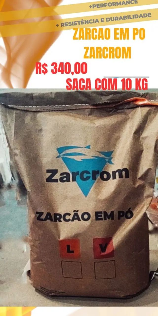 Zarcão em pó - 10kg - Novo