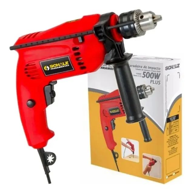 Furadeira e Parafusadeira de Impacto Schulz 500W