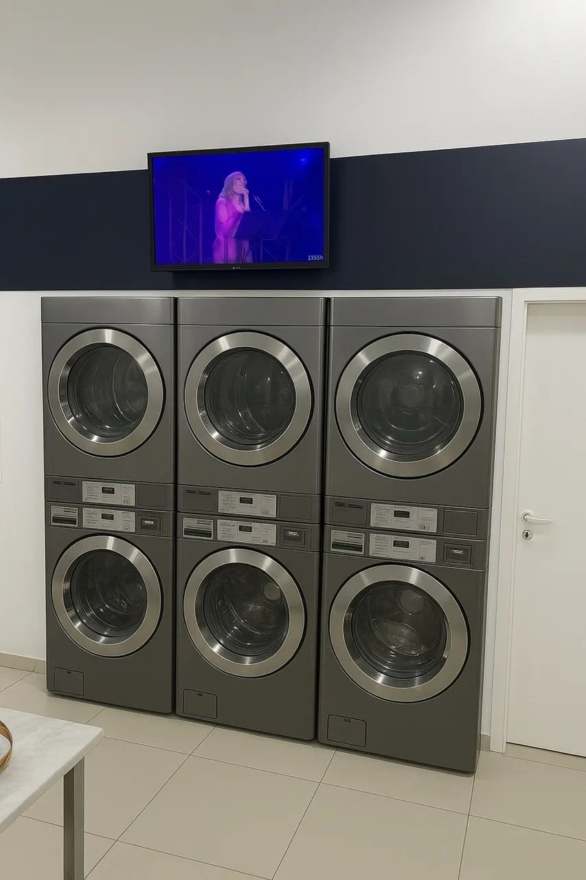 Lavanderia Self-service para repasse - Máquinas de Lavar e